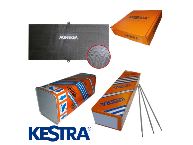 En el día de hoy hemos recibido una nueva importación de electrodos y alambres tubulares especiales de la marca Kestra de Brasil donde también volvieron a ingresar chapas revestidas bimetálicas antidesgaste.