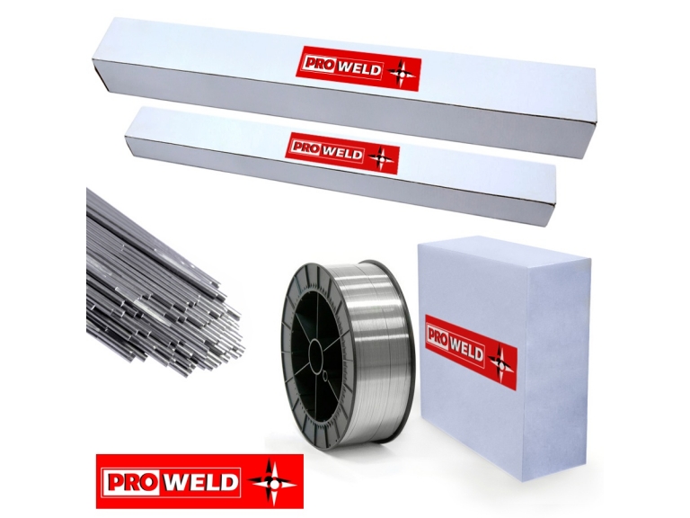 En el día de hoy recibimos una nueva importación de varillas TIG de aluminio y acero inoxidable; y alambre MIG de aluminio y acero inoxidable, de la marca Proweld.