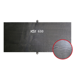 Chapa revestida bimetalica KST 630 de 6+4 mm. (63 Rc) de 1220 x 2740 mm. (antidesgaste) marca Kestra