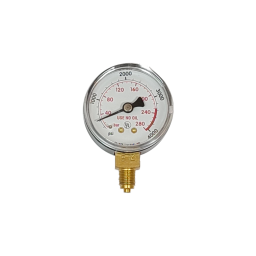 Reloj de contenido para manmetro de ARGON y CO2 con flujimetro modelos 351 marca Harris