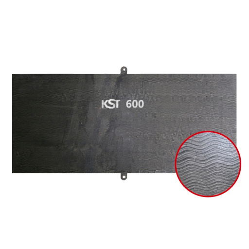 Chapa revestida bimetalica KST 600 de 5+3 mm. (60 Rc) de 1220 x 2740 mm. (antidesgaste) marca Kestra