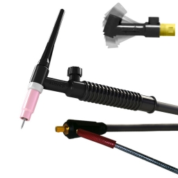 Torcha Tig SU 26 cuello flexible c/regulador (210A / 60%) x 3,5 mts. conector 9,0 mm.