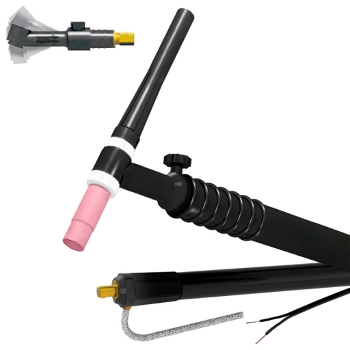 Torcha Tig SU 17 cuello flexible cregulador (160A  60%) x 3,5 mts. conector 9,0 mm.